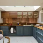 A London Home Transformed: How Reclaimed Science Lab Counters and Stained Blue Oak Redefined Modern Living