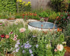 How Goldie Hawn’s Pacific Palisades Garden Offers a Masterclass in Blending Plants and Water Features